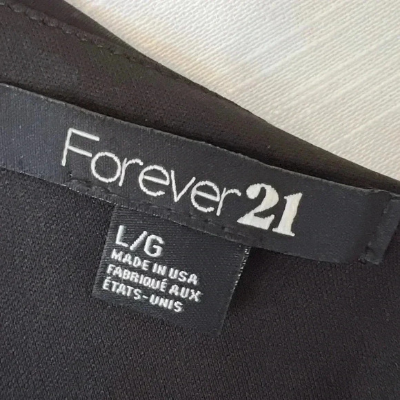 Forever 21 Black one shoulder dress - Picture 2 of 6